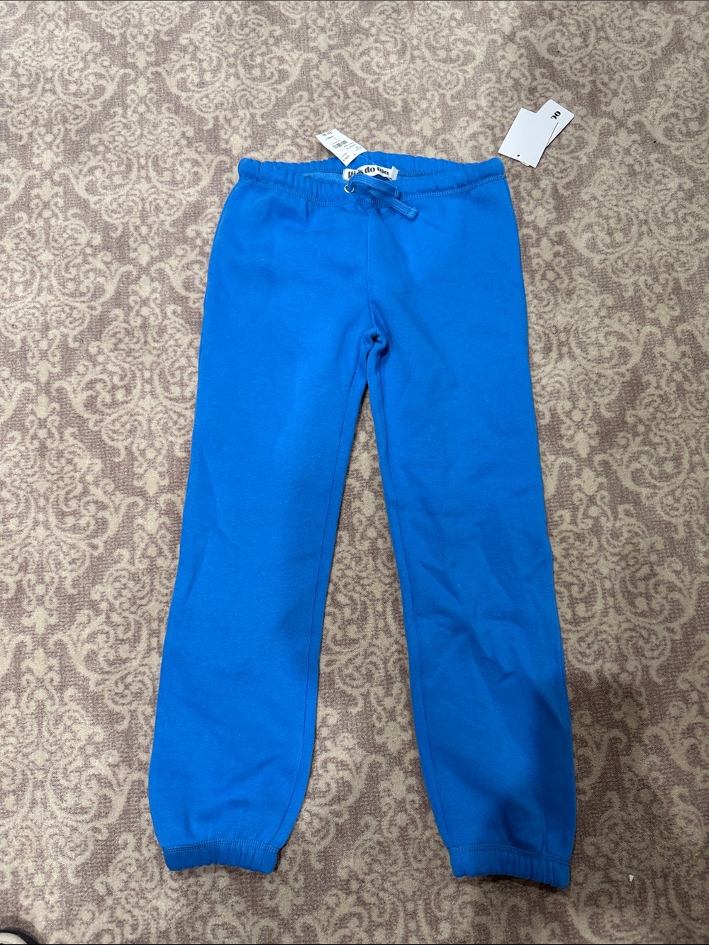 Bright Blue Drawstring Sweatpants